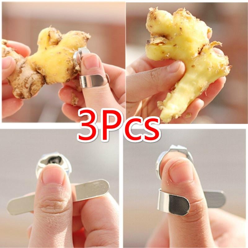 Кухонный креативный строгальный станок для фруктов и овощей, нож для очистки каштанов и имбиря, овощечистка для имбиря, 3 шт.