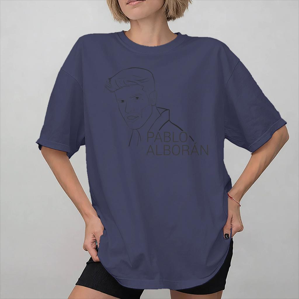 Unisex Women Pablo Alborn T Shirt Cotton Fashion Tee Shirts Top Clothing