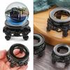 Resin Home Decor Globe Stone Holder Crystal Ball Base Display Stand Sphere Pedestal Fixed Seat