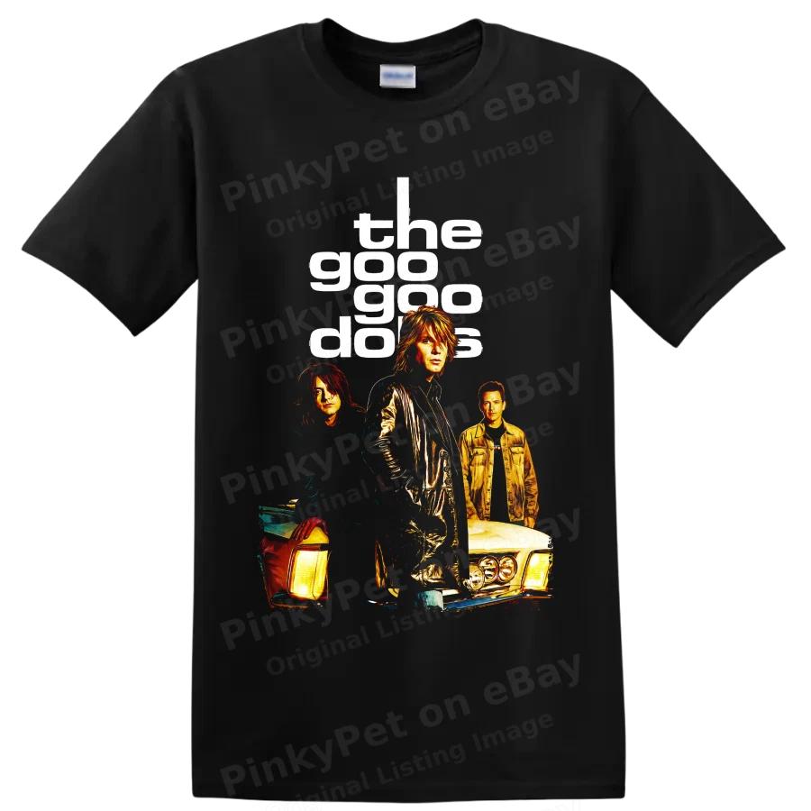 Футболка Goo Goo Dolls Rock Band с графическим принтом Classic Cars Concert Винтажная