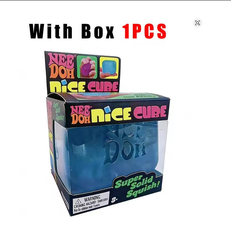 Новый Needoh Nice Cube Сенсорный Снятие Стресса Игрушка-Фиджет для Тревожности и Концентрации Настольный Сенсорный Куб для Взрослых и Детей