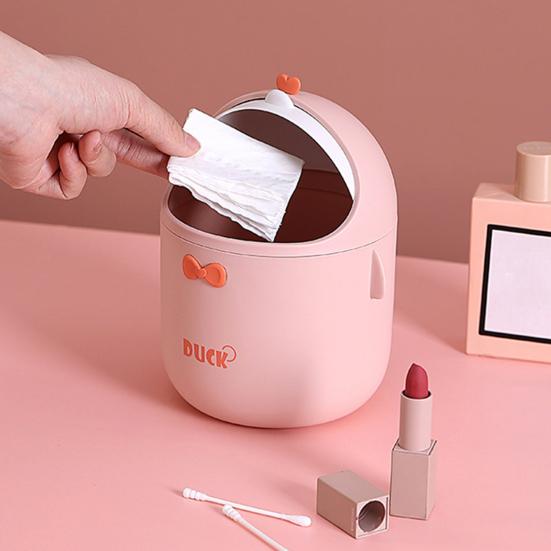 Настольный мусорный бак большой емкости очаровательный внешний вид компактный размер забавный мультяшный контейнер для мусора корзина для мусора товары для дома