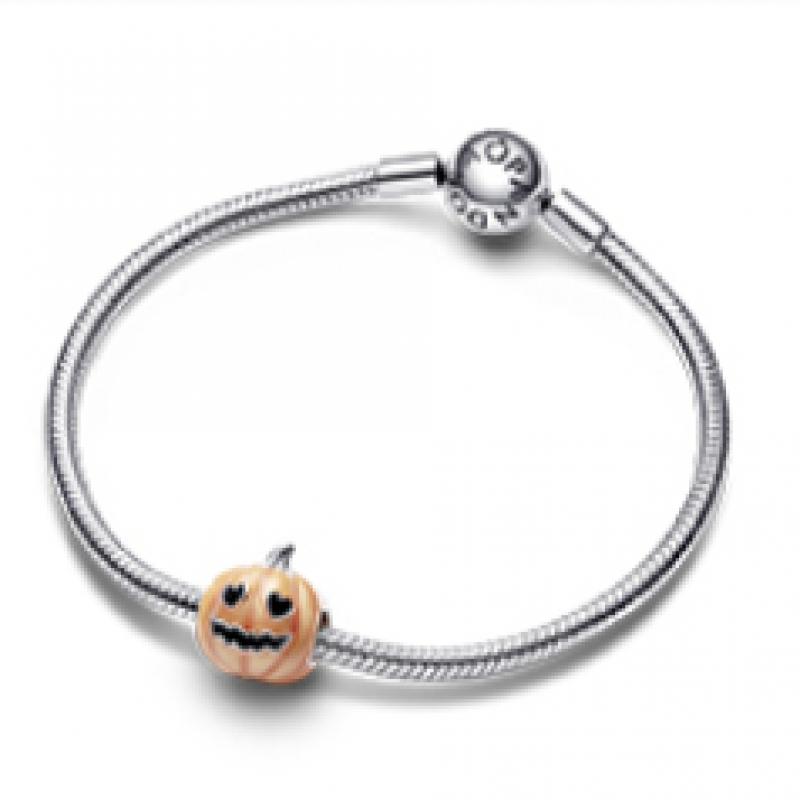 Pandora Glow In The Dark Spooky pumpkIn Charm 792291c01
