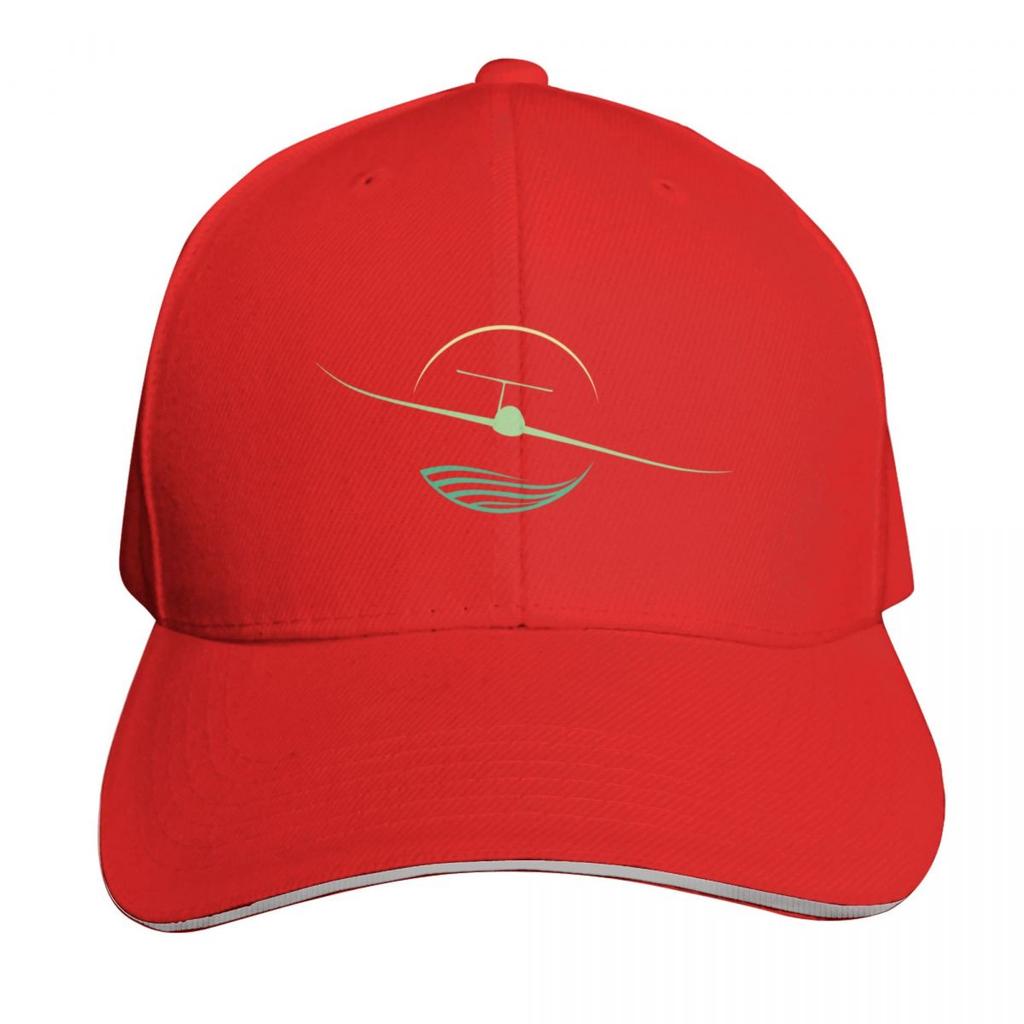 Glider Pilot Sailplane Biplane aerial floating soaring Baseball Cap Trucker Cap sun caps sailor cap for Unisex Ladies Unisexs