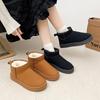 New Snow Boots Women's 2025 Winter New Velvet Thickened Warm Short Boots Internet Celebrity Anti-water Cotton Shoes