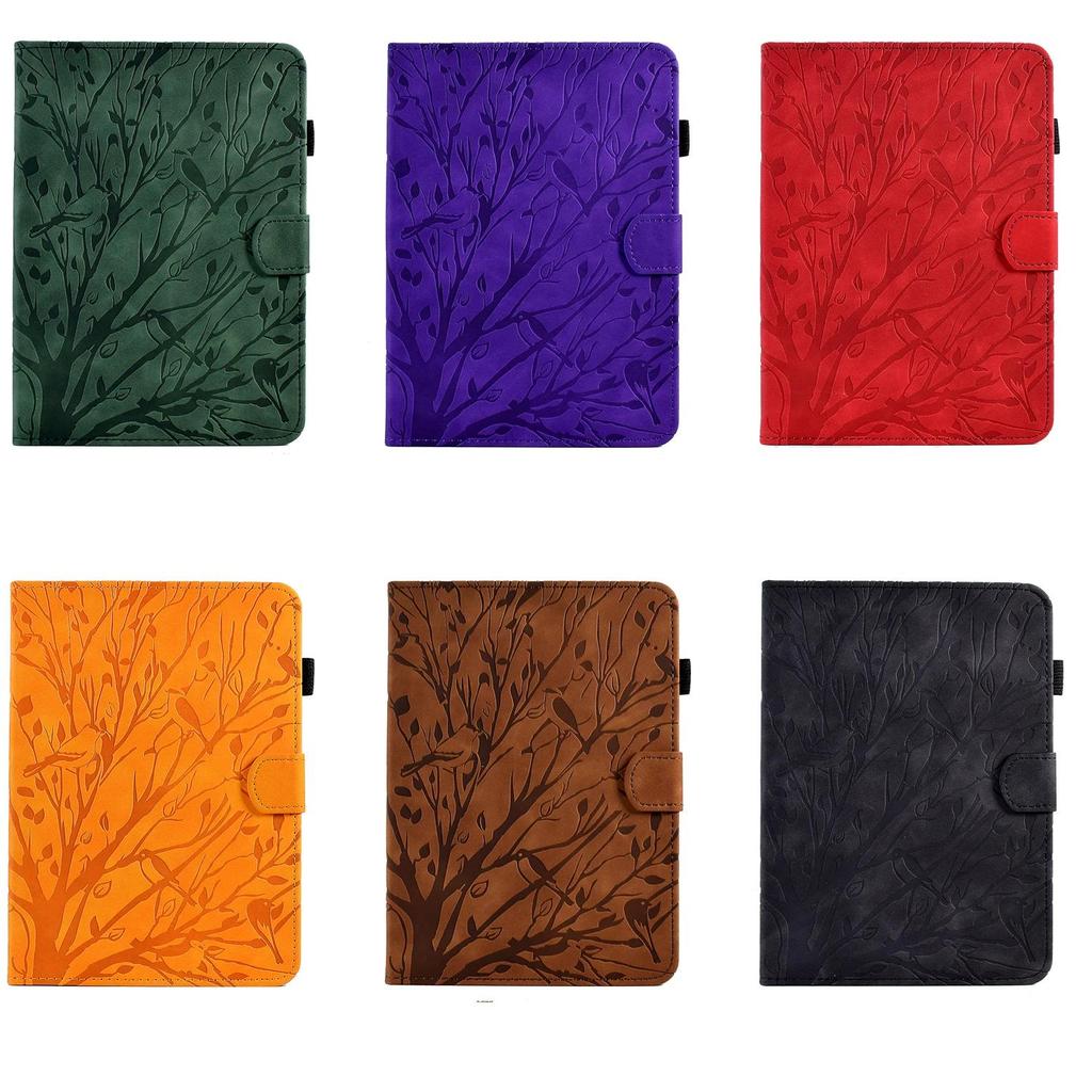 Тисненый кожаный чехол-кошелек с деревом для iPad 10”2 Case 9th 10.9 10th Air3 Pro 10.5 9.7 5th 6th Mini 6 Air2 Чехол с отделениями для карт Fundas