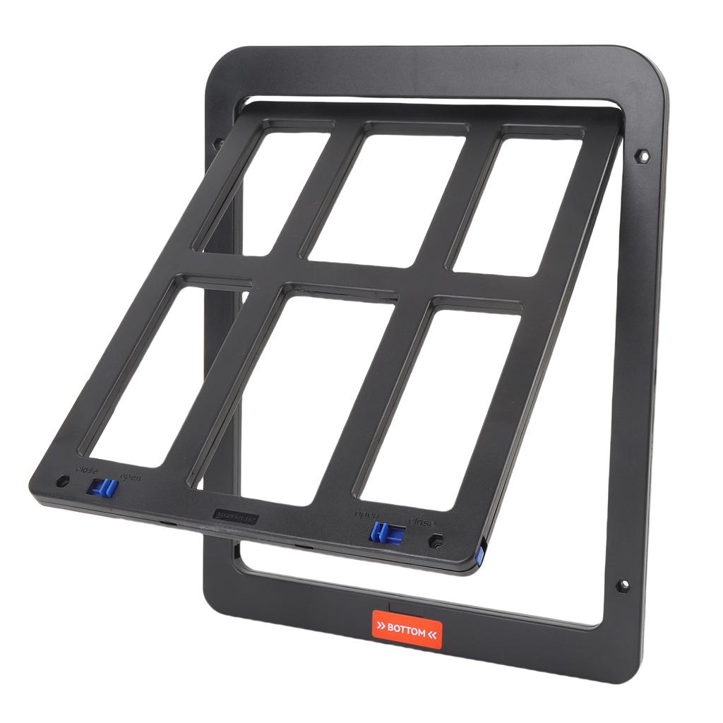 Пластиковая сетчатая дверь для собак Легкий доступ Улучшенная вентиляция Многофункциональная сетчатая дверь для питомцев Черный