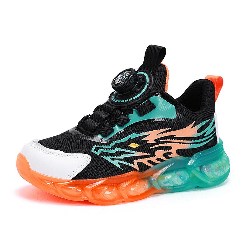 Children's Shoes Boys Summer 2025 New Single Mesh Breathable Lightweight Mesh Shoes Soft Sole Student Boys Sports Shoes