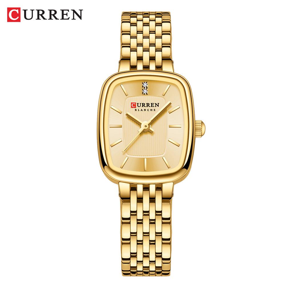 Женские модные часы Curren Karrien 9093 с стальным ремешком