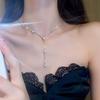Элегантное ожерелье с кисточкой и хрустальной инкрустацией - Модная и изысканная цепочка-свитер для женщин