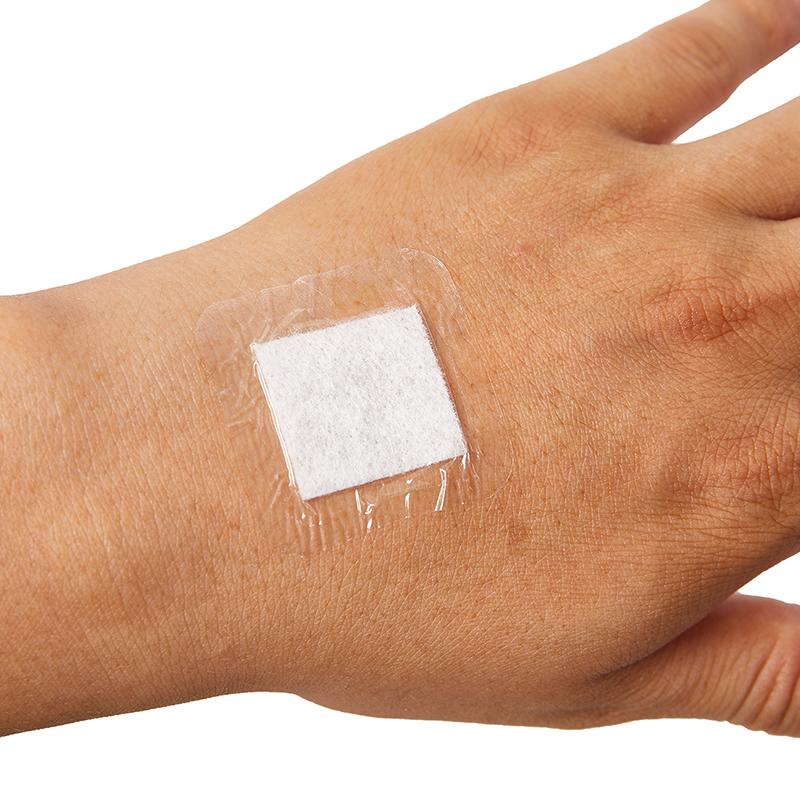 Наклейка на рану Водонепроницаемая липкая повязка Фиксирующая лента Бинт Аптечка первой помощи