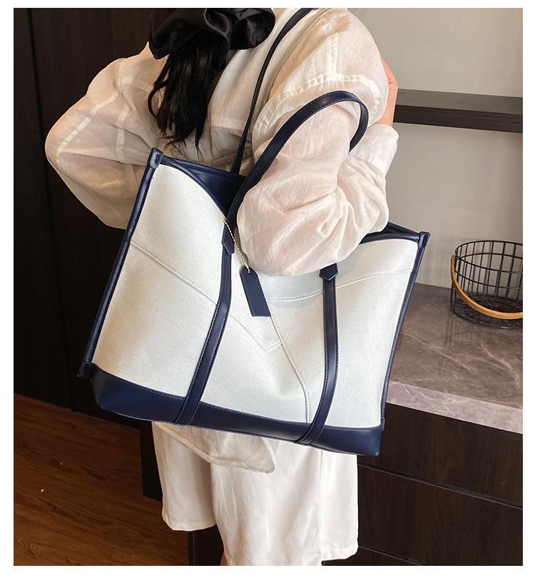 Джинсовая сумка большой вместимости женская летняя универсальная 2025 новая сумка-мессенджер в стиле пэчворк, студенческая сумка-тоут для занятий