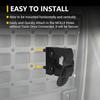 Universal Quick Release Clamp Heavy Duty Rubber Clamps Fit for Shovels, Axes, and Other Tools Shovel Holder Mini Mount Compatible with Truck Off Road