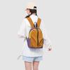 Color Block Lightweight Waterproof Backpack for Outdoor Sports and Travel - Small Size for Students