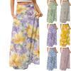 Women's Flowy Maxi Dress Regular Casual Floral Print Summer Bohemian Skirt