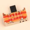 New Metal And Plastic OPP Bag Packaging Toggle Switch Sk23d05g6 Double-row 3-speed 8-pin Horizontal Sliding Toggle Switch 10pcs