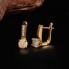 Bolaijewelry Красочные серьги с натуральным опалом, камень октября, из стерлингового серебра 925 пробы, ювелирные украшения, подарки на день рождения для женщин и девочек