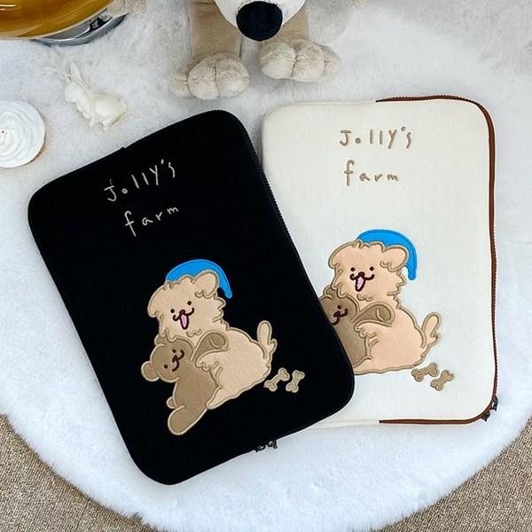 Чехол Good Night Jolly Farm для ноутбука и планшета, чехол с изображением персонажа, цвет слоновой кости