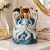 Environmentally Friendly Plant Holder 3D Printed Octopus Planter, Artistic Coastal Pot, Decorative Sun Resistant Garden Ornament Container for Cactus,