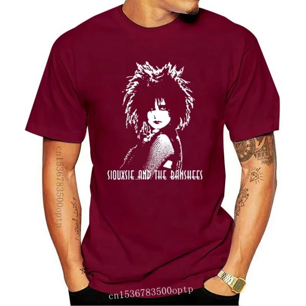 Новая ретро музыка панк футболка Siouxsie And The Banshees 80-х