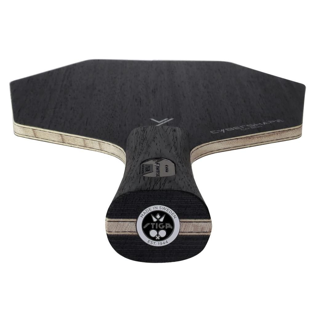 Stiga Ракетка для настольного тенниса Cyber Shape Carbon Шестиугольная ракетка Ракетка для рукопожатия Расклешенная 1602020135 (ФЛА)