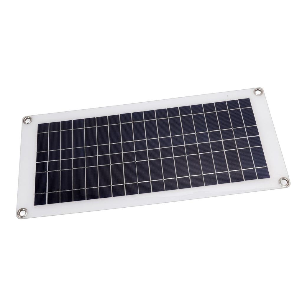 Solar Panel Lightweight Thin Waterproof Portable Flexible Solar Panel with 2 USB Output for Car Home Ship