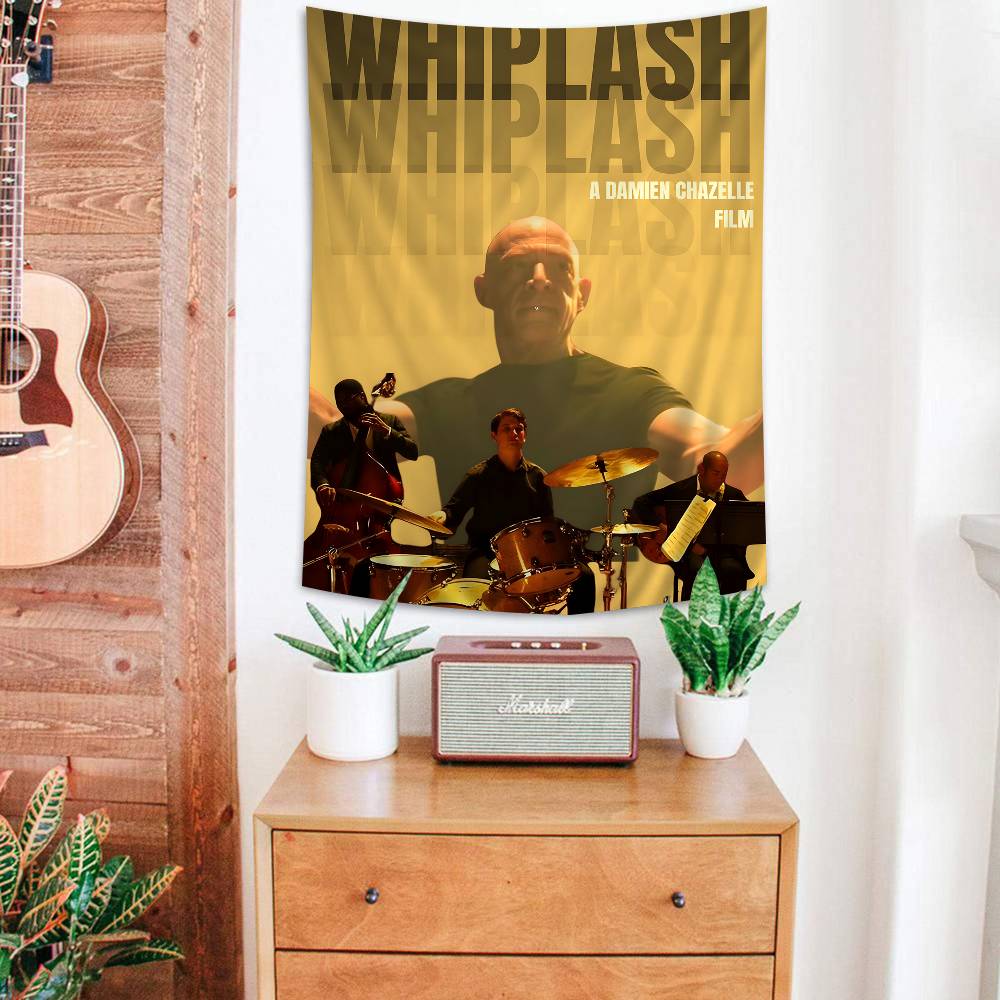 Classic Whiplash Movie Colorful Tapestry Wall Hanging Hippie Flower Wall Carpets Dorm Decor Wall Art Decor