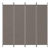 VidaXL Cloison de Séparation 4 Panneaux Séparateur de Pièce Pliable Diviseur Écran d'Intimité Paravent Décoration Salon 350200