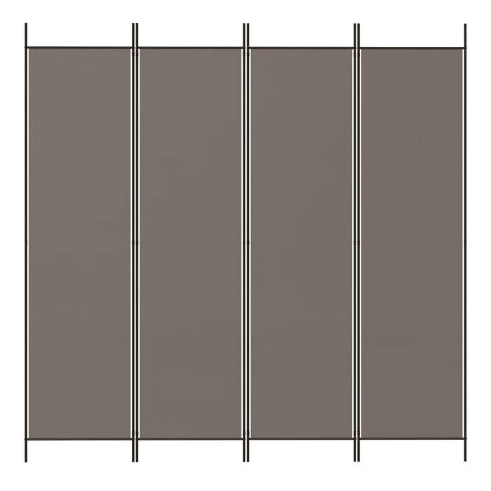 VidaXL Cloison de Séparation 4 Panneaux Séparateur de Pièce Pliable Diviseur Écran d'Intimité Paravent Décoration Salon 350200