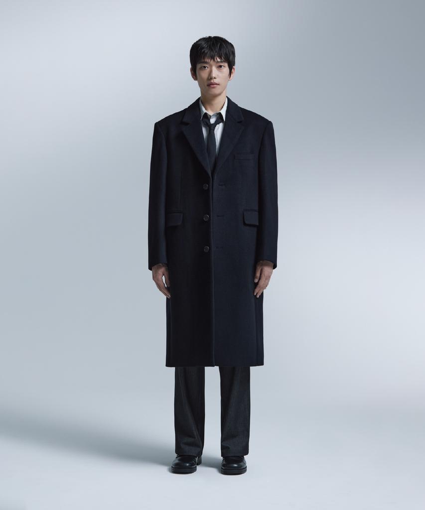 Nonblank [Nonblank X Fashion Planet] Single Long Coat_Black