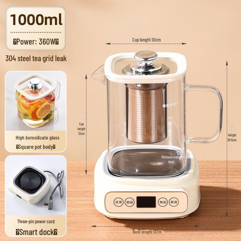 Мини-заварник с цветочным узором и чашка для здоровья — элегантный офисный подарок