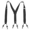 Мужские подтяжки с легкой регулировкой Y-образных ремней 3,5x110 см1,4x43,3 дюйма Эргономичные подтяжки для