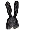 Peach Lady Party Performance Lace Rabbit Ears Headband Sexy Veil Headgear Sexy Accessories Flirt Tease A