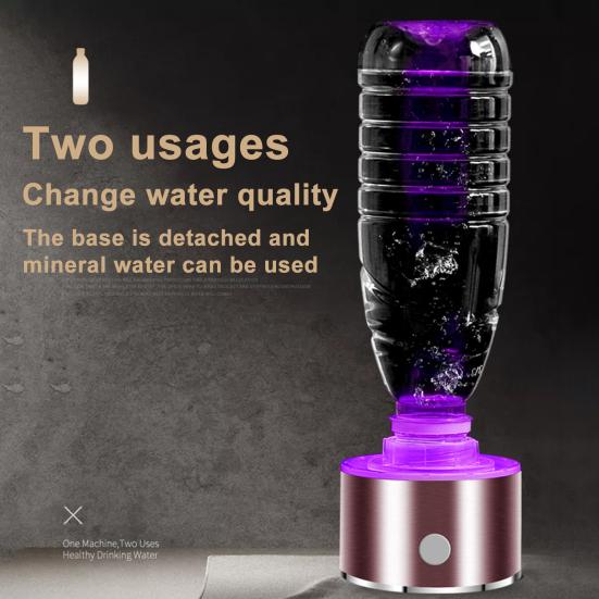 Hydrogen Water Generator Bottle Large Capacity Food Grade BPA Free Rechargeable Portable Hydrogen Waterionizer Generator