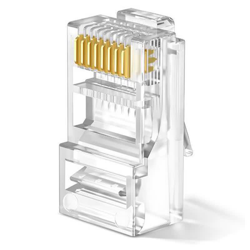 Cat5e Pass-Through Unshielded RJ45 Connector
