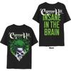 Футболка с графическим принтом Cypress Hill Insane in The Brain Мужская Женская Хлопок Уличная Мода Летняя Футболка Большого Размера Свободная Повседневный Топ