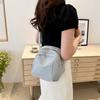 Urban Chic Oxford Cloth Small Square Bag For Women 2024 Summer Casual Versatile Shoulder Bag