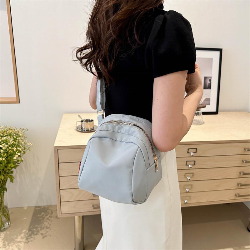 Urban Chic Oxford Cloth Small Square Bag For Women 2024 Summer Casual Versatile Shoulder Bag