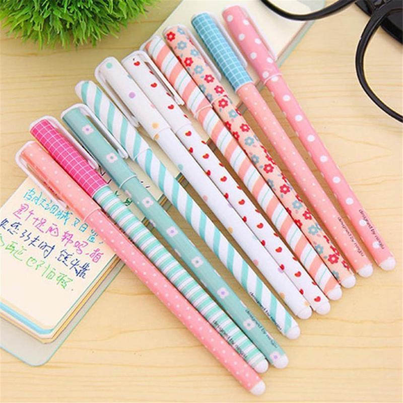 10 шт./набор новинка милый мультфильм гелевая ручка канцелярские принадлежности школьные офисные принадлежности