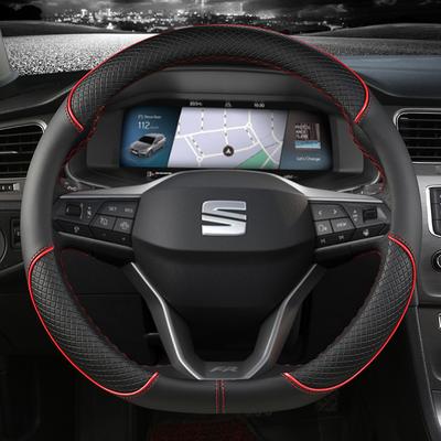 Для Seat Arona FR Xperience 2017~ Автомобильный чехол на руль из искусственной кожи Нескользящие автомобильные аксессуары Быстрая доставка