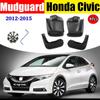 Mudflaps FOR Honda Civiv 2012-2015 Mudguards Fender Mud Flap Guard Splash Car Accessories Auto Styline Front  Rear 4pcs