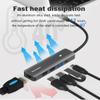 Мультипорт USB 3,0, адаптер 4k для разветвителя, 3-портовый USB-концентратор, USB-C Charing Type C для Macbook, USB-концентратор, док-станция для ноутбука