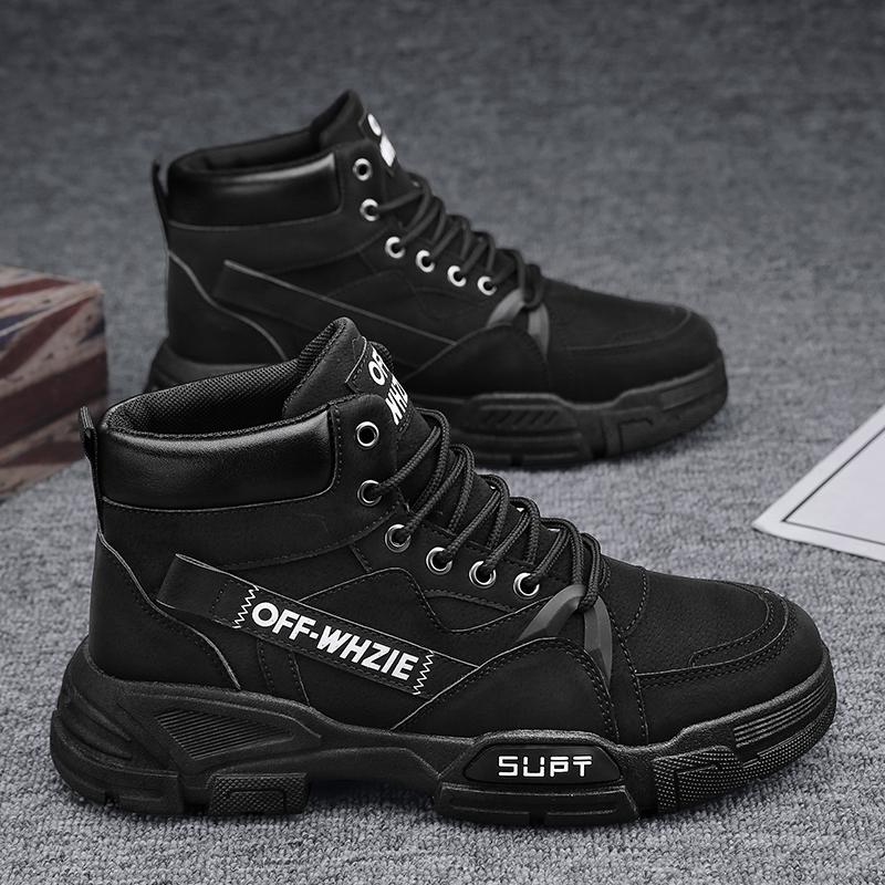 Martin boots autumn high-top retro combat training boots outdoor mountaineering desert labor insurance