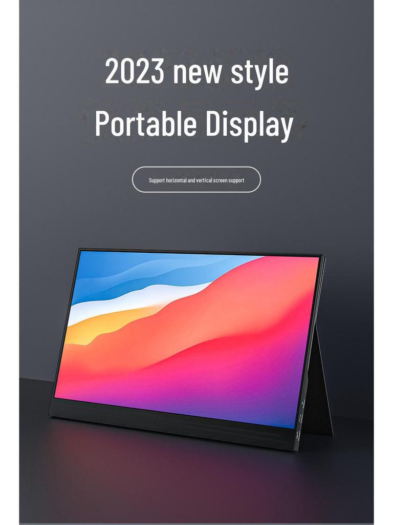 15,6-дюймовый портативный игровой монитор 1080P для Switch/Xbox/PS5/ПК/мобильных устройств