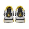 Air Jordan 4 Retro Vivid Sulphur Женские кроссовки Белый кокосово-молочный антрацит AQ9129-101
