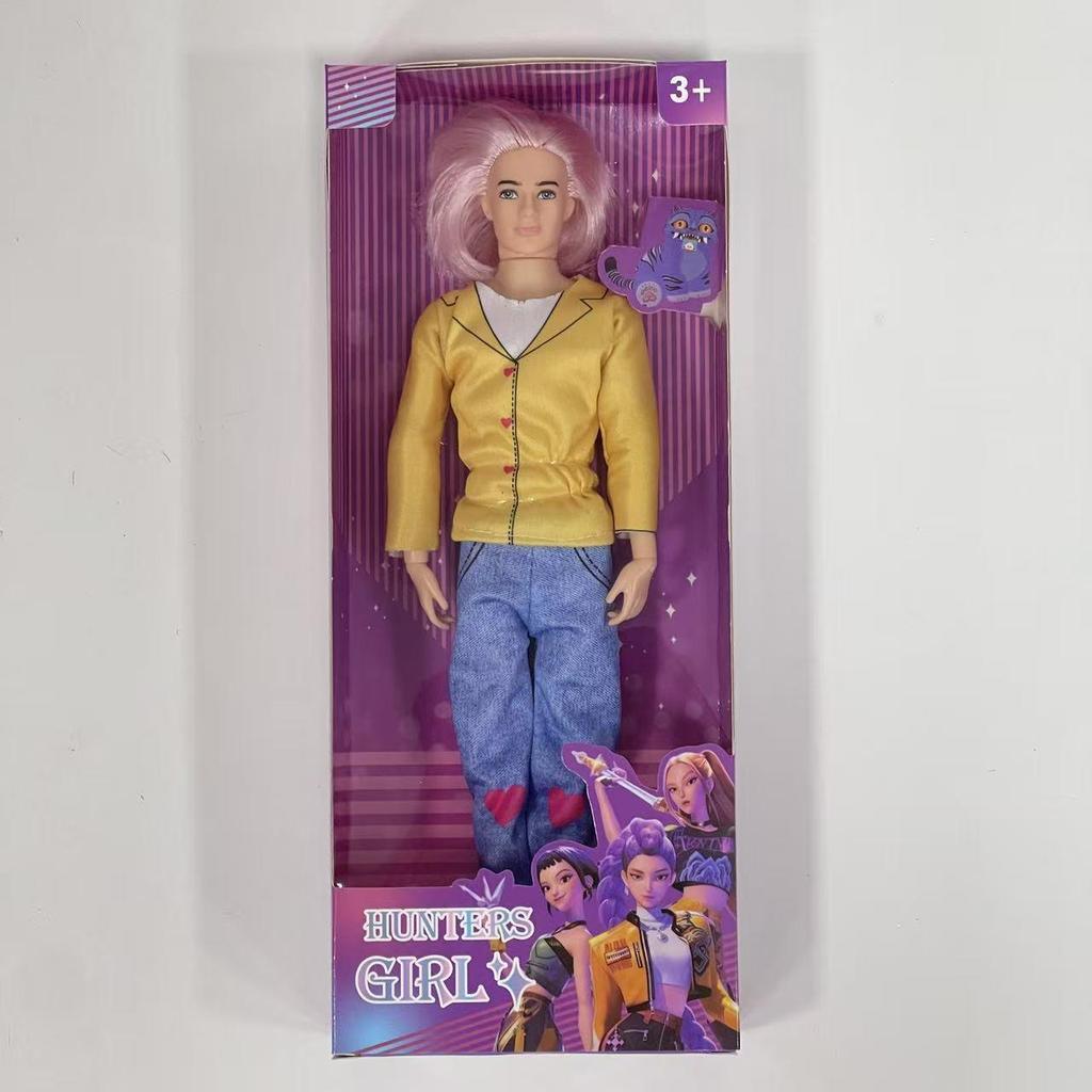 11.5-Inch Shaka Boy Group Demon Hunter K-POP Music Doll with 11 Joints