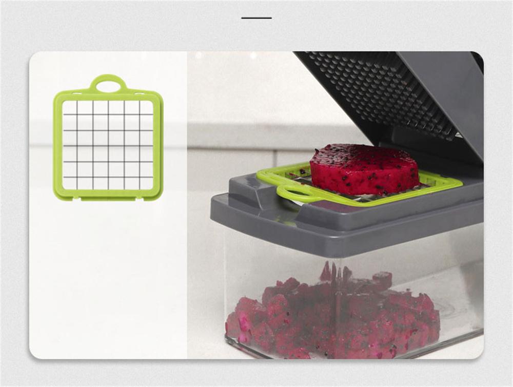 Овощерезка 14-в-1 для овощей и фруктов, измельчитель, кухонный слайсер для лука и овощей