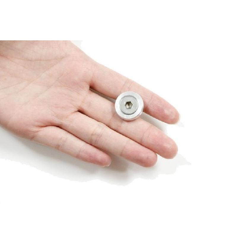 (4) JDM Racing Style Silver Aluminum Washers Bolts Kit For Car Fender Bumper etc