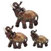 Wealth Lucky Elephant Statue Resin Feng Shui Elephant Figurine Home Decoration for Living Room House