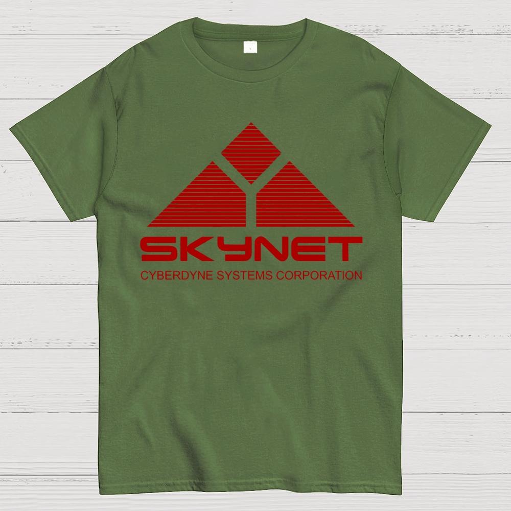 Skynet Cyberdyne Systems Terminator Cotton Summer Casual Cool Loose T-Shirt